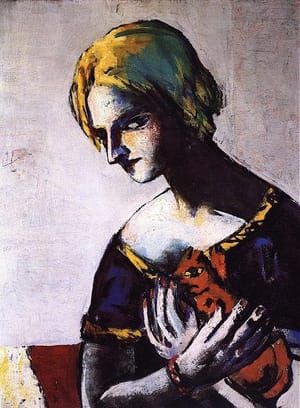 Artwork Title: Girl with yellow cat
