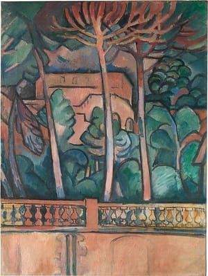 Artwork Title: The Terrace at the Hôtel Mistral