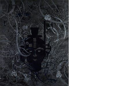 Artwork Title: Untitled (Black on Black)