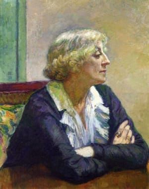 Artwork Title: Maria Van Rysselberghe with Crossed Arms