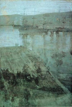 Artwork Title: Nocturne in blue and gold