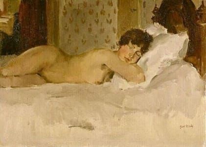 Artwork Title: Recumbent Nude