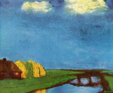 Artwork Title: Friezen Homestead on the Canal
