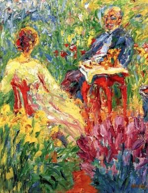 Artwork Title: Conversation in the Garden