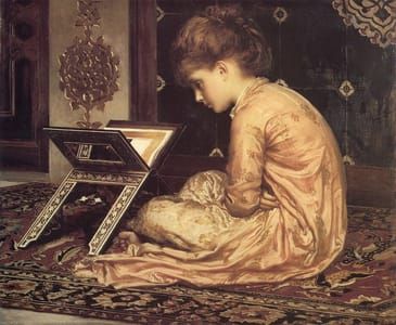 Artwork Title: Study: At a Reading Desk