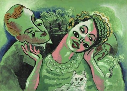 Artwork Title: Sous les oliviers