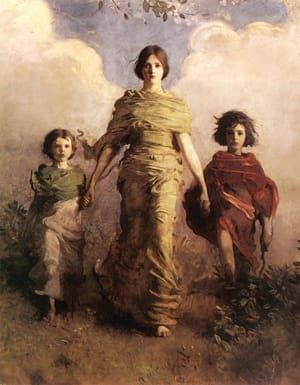 Artwork Title: Mary, Jesus and John the Baptist