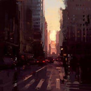Artwork Title: New York Sunset No. 1