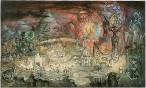 Artwork Title: The Magical Words of the Mayans