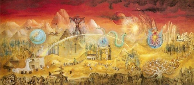 Artwork Title: El Mundo Mágico De Los Mayas