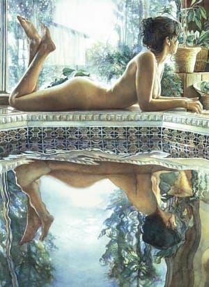 Artwork Title: Reflecting