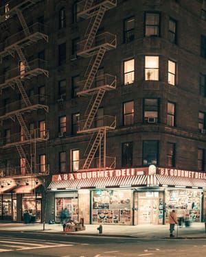 Artwork Title: Gourmet Deli, Harlem, New York, NY