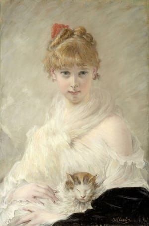 Artwork Title: Girl with Cat