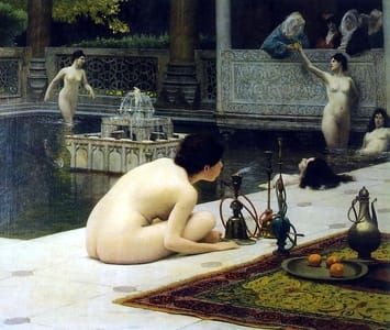 Artwork Title: L'allumeuse de narghilé