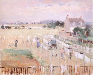 Artwork Title: Hanging Out The Laundry To Dry