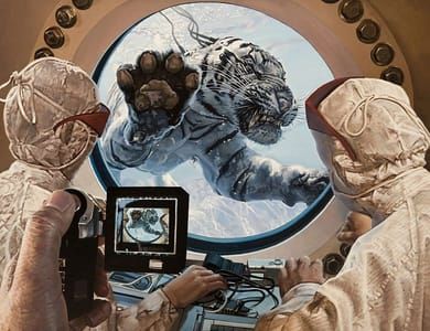 Artwork Title: Tiger Diver 1
