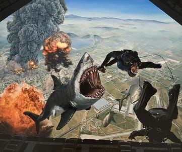 Artwork Title: Shark Drop 1