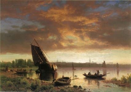 Artwork Title: Harbor Scene