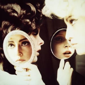Artwork Title: Mirror Mirror (from the series Shadows in Paradise)