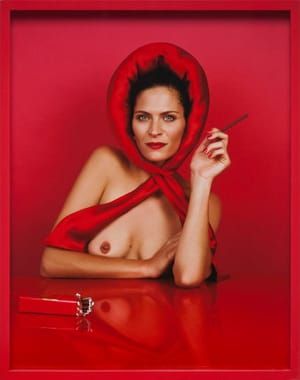 Artwork Title: Woman (red Bow)
