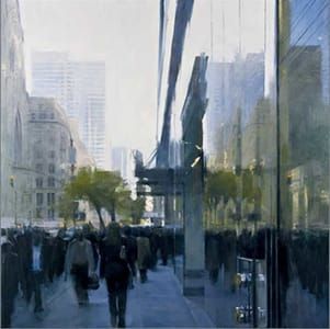 Artwork Title: Urban Reflections