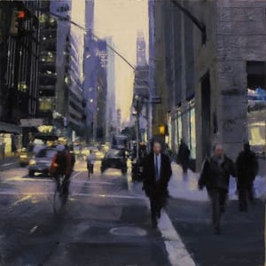 Artwork Title: Twilight on Madison