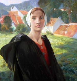 Artwork Title: Les Toits Rouges (The Red Roofs)