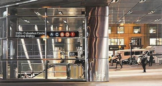 Artwork Title: Columbus Circle Subway Station