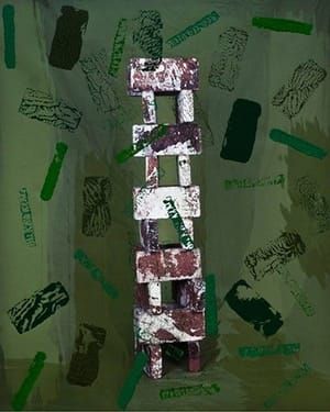 Artwork Title: Untitled (building blocks, green)