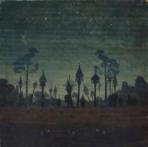 Artwork Title: Lithuanian Graveyard