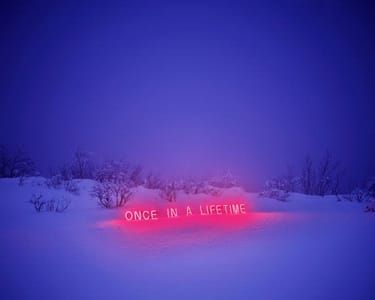 Artwork Title: Once In A Lifetime