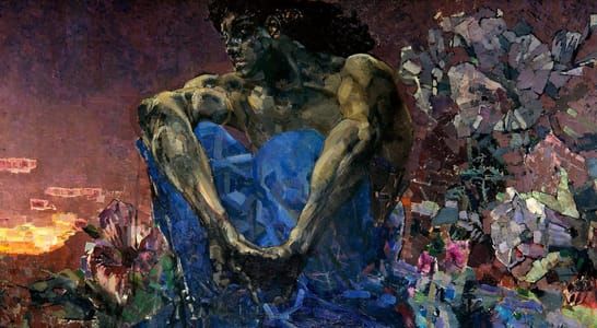 Artwork Title: Seated Demon