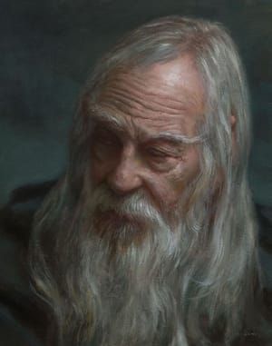 Artwork Title: Gandalf in Moria