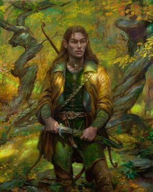 Artwork Title: Legolas in Mirkwood