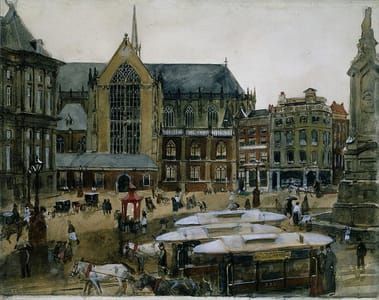 Artwork Title: The Dam in Amsterdam