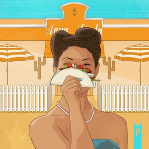 Artwork Title: Taco Time - Agua Linda Athens, GA