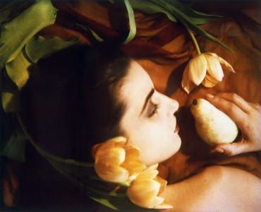 Artwork Title: Face, Fruit And Flowers