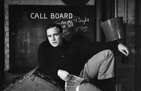 Artwork Title: Marlon Brando At Home Listening To Records