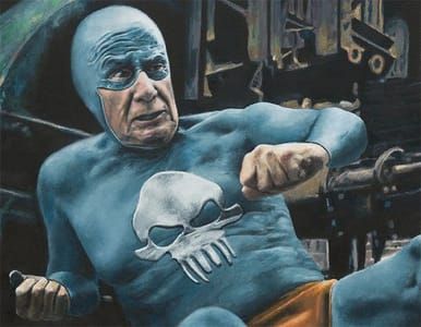 Artwork Title: Aging Superhero