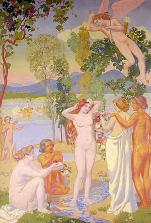Artwork Title: Cupid in Flight is Struck by the Beauty of Psyche