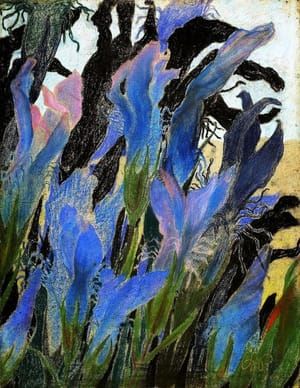 Artwork Title: Irises