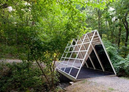 Artwork Title: Two-Way Mirror Pergola Bridge II