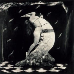 Artwork Title: Woman masturbating on the moon