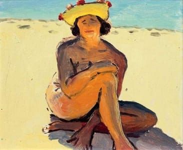 Artwork Title: Baigneuse au Pyla