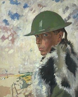 Artwork Title: Self Portrait in Helmet