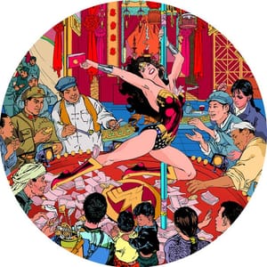 Artwork Title: The Pole Dancer - Canvas Version