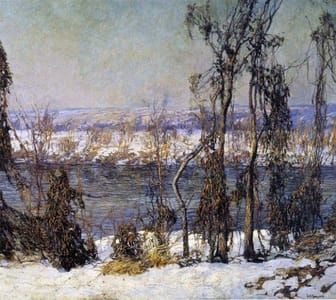 Artwork Title: The Riverbank, Lambertville, Nj