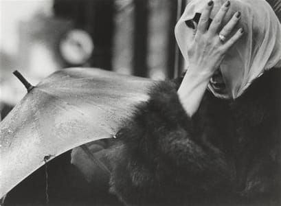Artwork Title: Femme et parapluie, Champs-Elysées, Paris