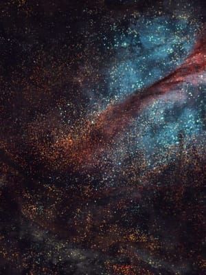 Artwork Title: Glitter on fabric