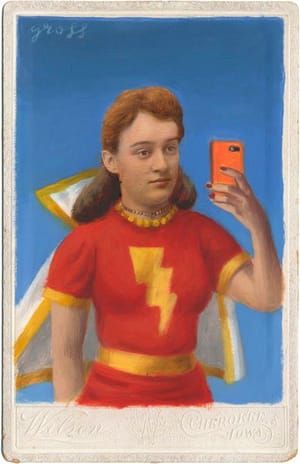 Artwork Title: Mary Marvel Selfie